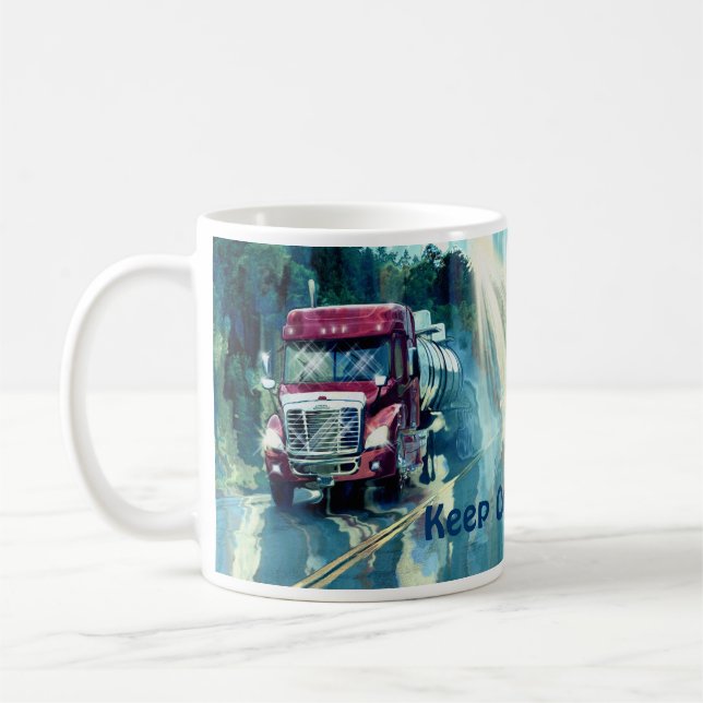 TRUCKERS BIG RIG TRUCK STOP DRINING TASSE (Links)