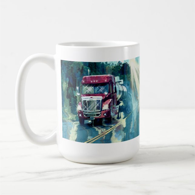 TRUCKERS BIG RIG TRUCK STOP DRINING TASSE (Links)