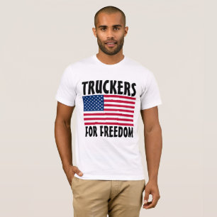 TRUCKERS FOR FREEDOM USA T-SHIRTS
