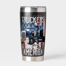 Truckers Move America Thermobecher