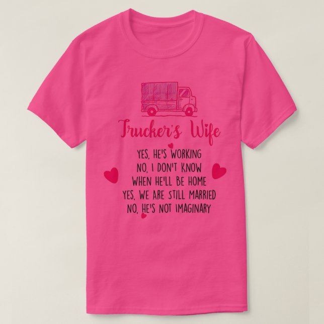 Truckers Wife Shirt Classic (Design vorne)