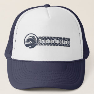 TruckerSucker Reifenprofil - LKW-Hut - blau Truckerkappe