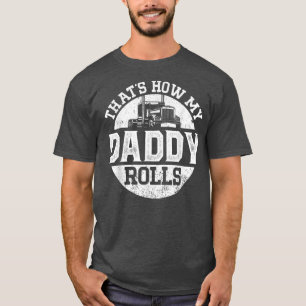 Truckfahrer Vater Son Daughter Vintag, dass T-Shirt