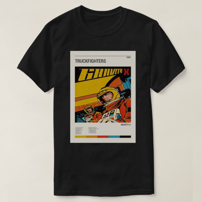 TRUCKFIGHTERS Band GRAVITY X Album Cover TRUCKFIGH T-Shirt (Design vorne)
