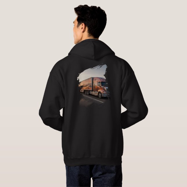 Trucking Hoodie (Schwarz voll)
