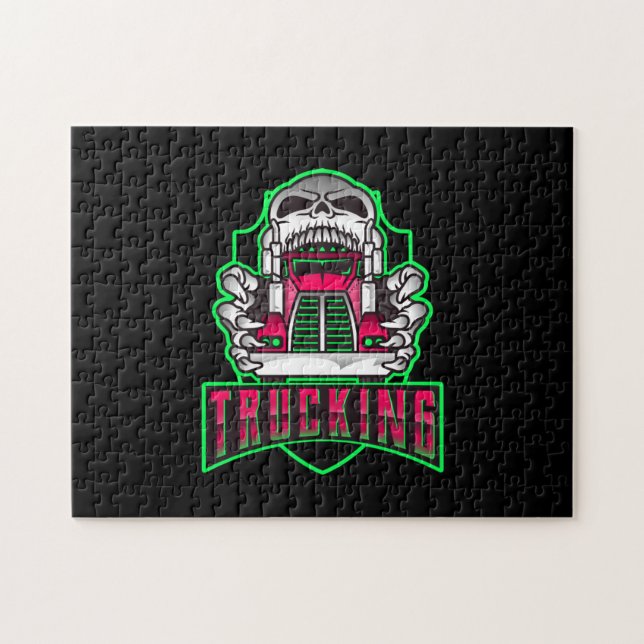 Trucking Transport puzzle puzzle (Horizontal)