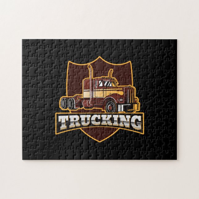 Trucking Transport puzzle puzzle (Horizontal)