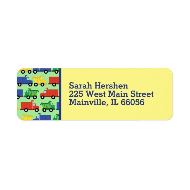 Trucks Baby Shower (Vorne)