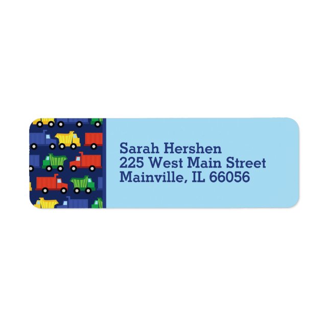 Trucks Baby Shower (Vorne)