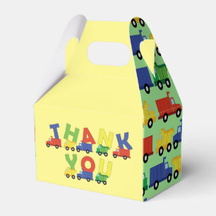 Trucks Boy Baby Shower Construction Niedlich Geschenkschachtel