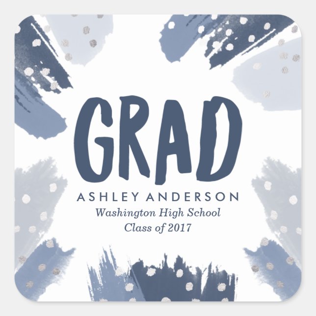 Trucs de brosse modernes | Stickers Graduation (Devant)