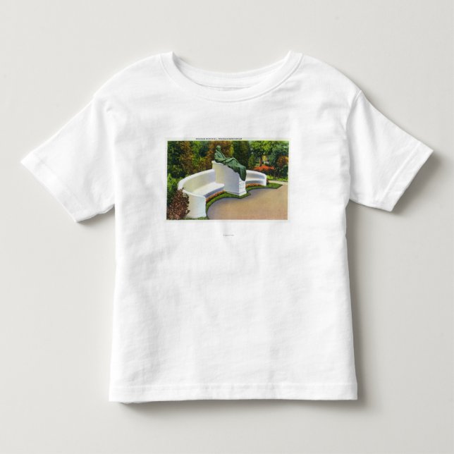 Trudeau Denkmal, Trudeau Sanatorium-Szene Kleinkind T-shirt (Vorderseite)