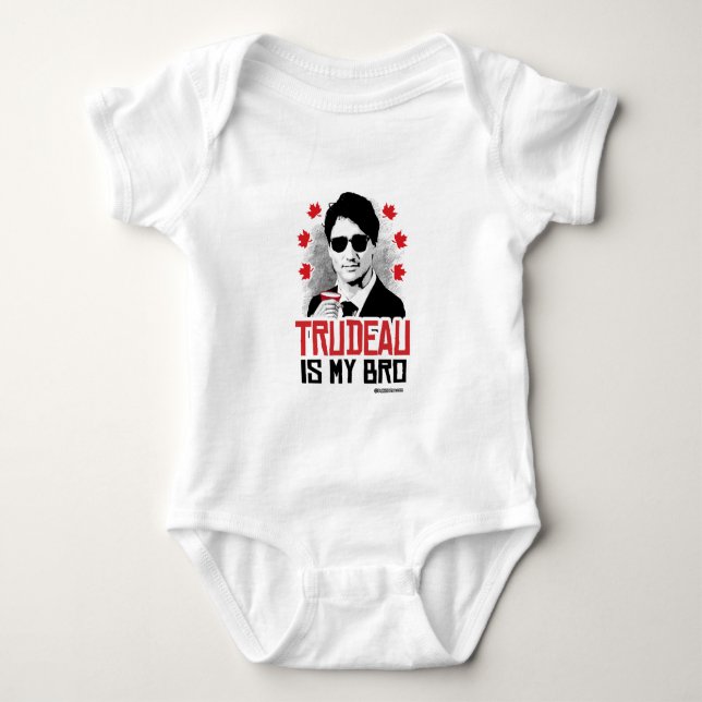 Trudeau ist mein Bro - .png Baby Strampler (Vorderseite)