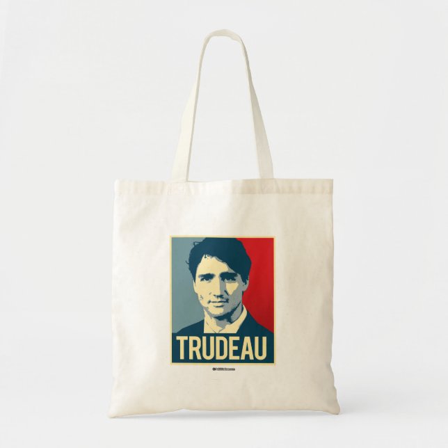 Trudeau Propaganda-Plakat - .png Tragetasche (Vorne)