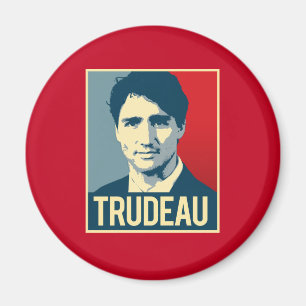 Trudeau Propaganda Poster -.pnng Magnet