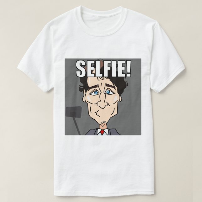Trudeau Selfie T-Shirt (Design vorne)