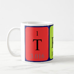 Trudy Namen-Tasse periodischer Tabelle Kaffeetasse