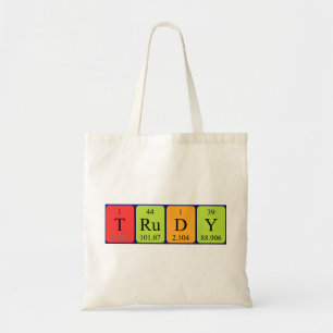 Trudy Periodic Table name tobag Tragetasche