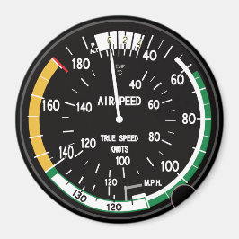 True Airspeed Indicator für Nerd Geeks Magnet