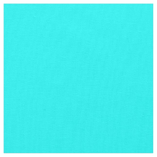 True Aqua Colored Fabric #00FFFF Stoff (Nahaufnahme)