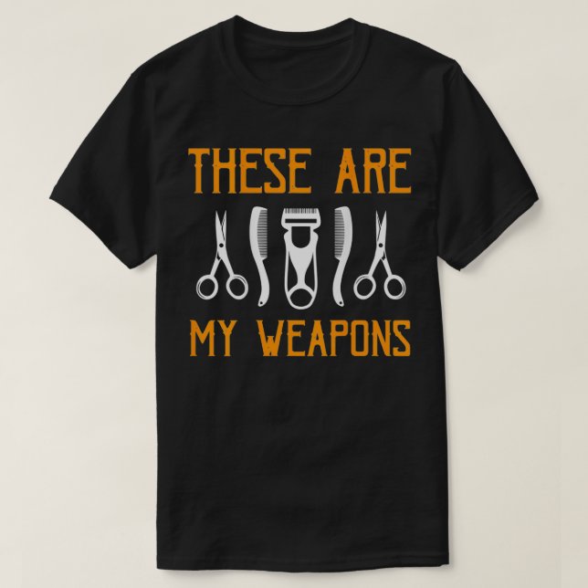 True Barber Weapon T-Shirt (Design vorne)