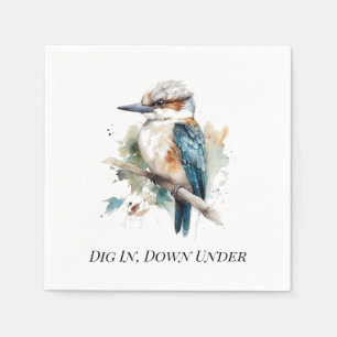 True Blue Kookaburra, Brauch Serviette