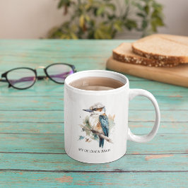True Blue Kookaburra, custom Kaffeetasse