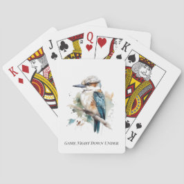 True Blue Kookaburra, individuell anpassbar Spielkarten