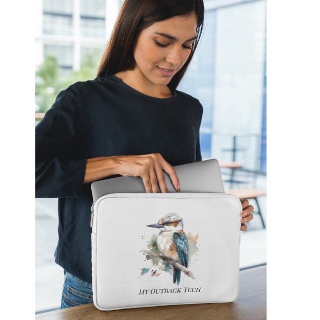 True Blue Kookaburra, individuell Laptopschutzhülle (Von Creator hochgeladen)