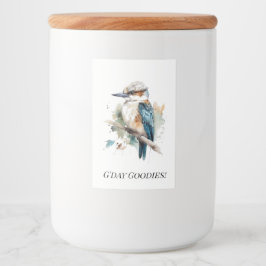 True Blue Kookaburra, individuell Lebensmitteletikett