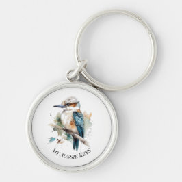 True Blue Kookaburra, individuell Schlüsselanhänger