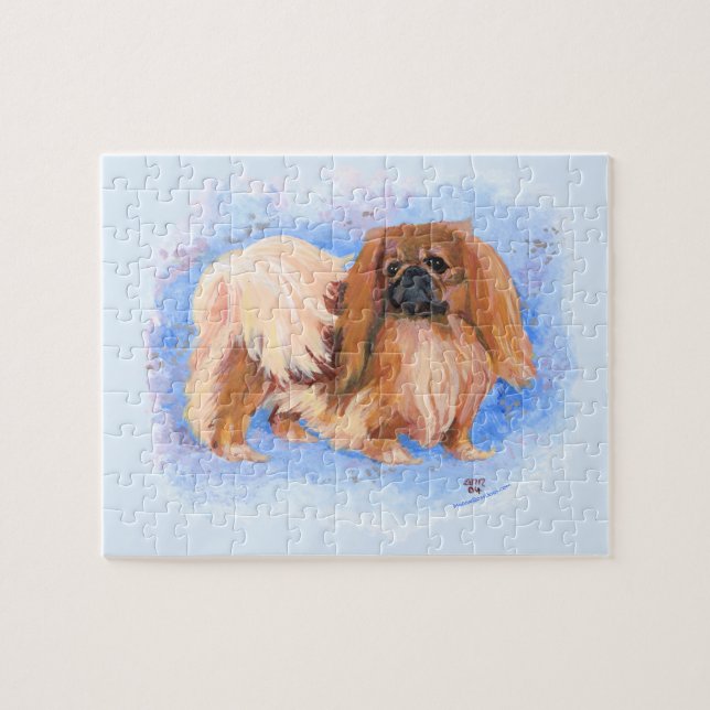 True Blue Pekingese (Horizontal)