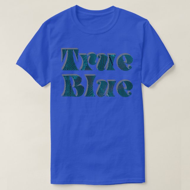 True Blue T-Shirt (Design vorne)