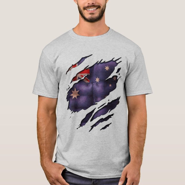 True Colors Aussie Flag Tee (Vorderseite)