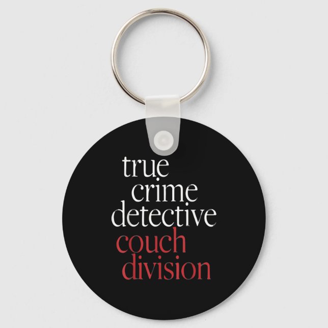 True Crime Detective Couch Di  Schlüsselanhänger (Vorderseite)