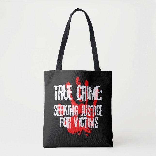 True Crime Fan-Geschenk Tasche (Vorderseite)