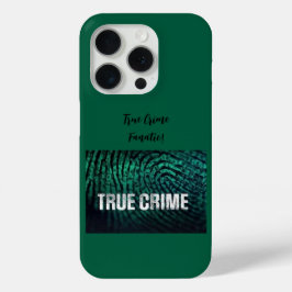 True Crime Fanatic iPhone Case