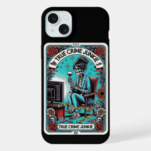 True Crime Junkie Tarot Card Collection iPhone 15 Plus Hülle