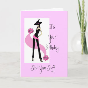 True Diva Babyboomer carte d'anniversaire pour les