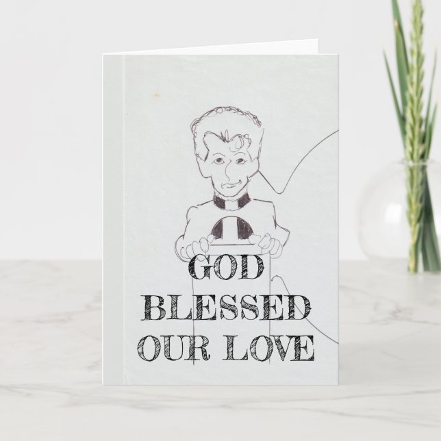 True Faith Designs-God segnete unsere Liebe-Karte Karte (Vorderseite)