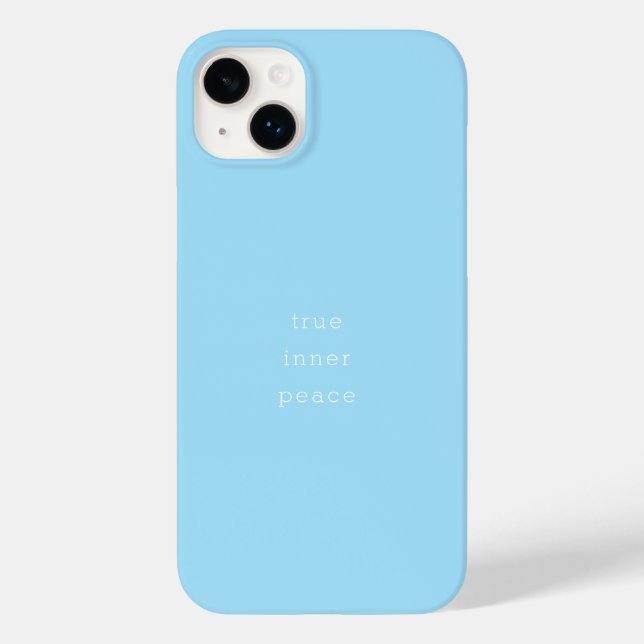 True Inner Peace minimalist iPhone / iPad case (Rückseite)