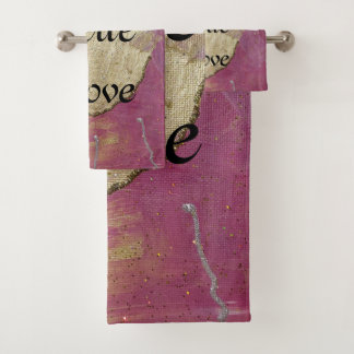 True Love Angel Wedding Badhandtuch Set