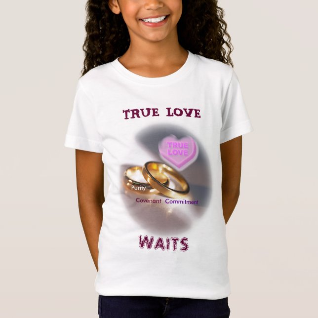 True Love attend le T-shirt (Devant)