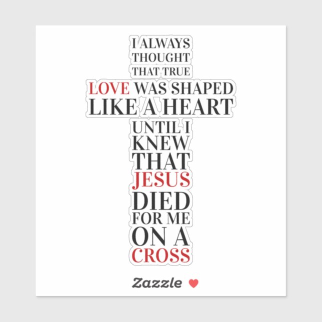 True love aufkleber (Blatt)