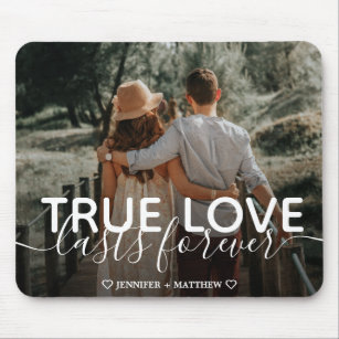True Love Couple Foto Mousepad