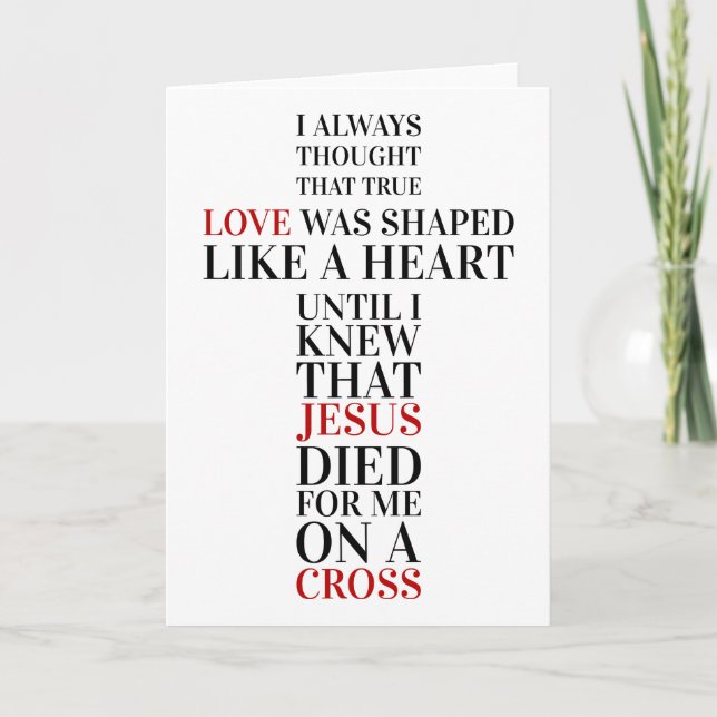 True love karte (Vorderseite)