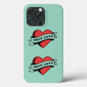 True Love Tattoo Heart Klassisches Romandesign Case-Mate iPhone Hülle