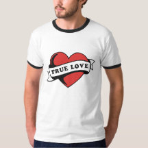 True Love Tattoo Heart | Klassisches Romandesign