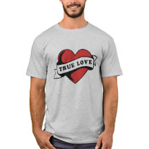 True Love Tattoo Heart | Klassisches Romandesign