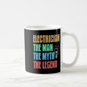 True Master Power Icon Spaß Legend Electrical Kaffeetasse